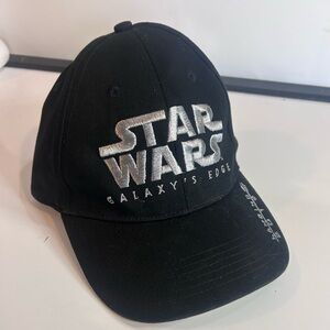 Disney Parks Star Wars Galaxy’s Edge Landing 2019 Adult Black Baseball Hat
